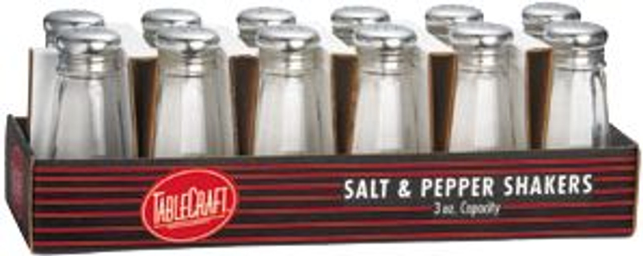 TableCraft C156-12 3 oz. Salt/Pepper Shaker