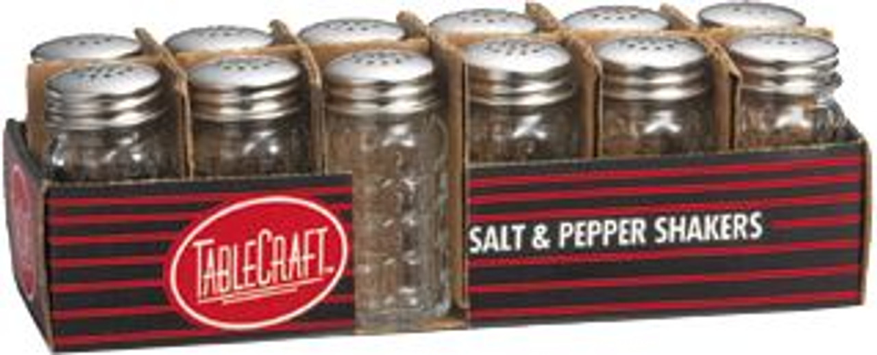 TableCraft C163-12 1-1/2 oz. Salt/Pepper Shaker