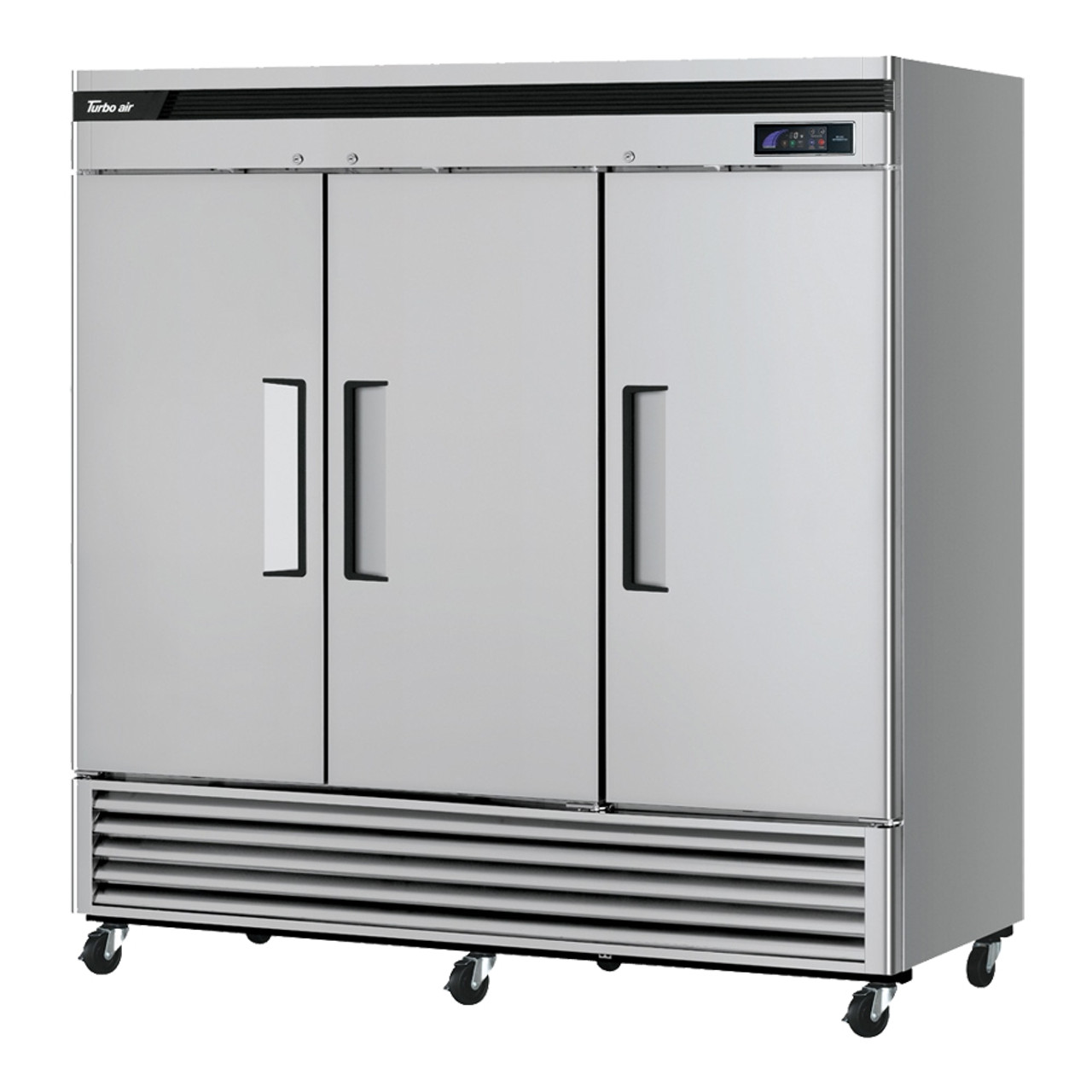 Turbo Air TSF-72SD-N 3 Section Reach In Freezer - 63.8 Cu Ft. - Super Deluxe Series