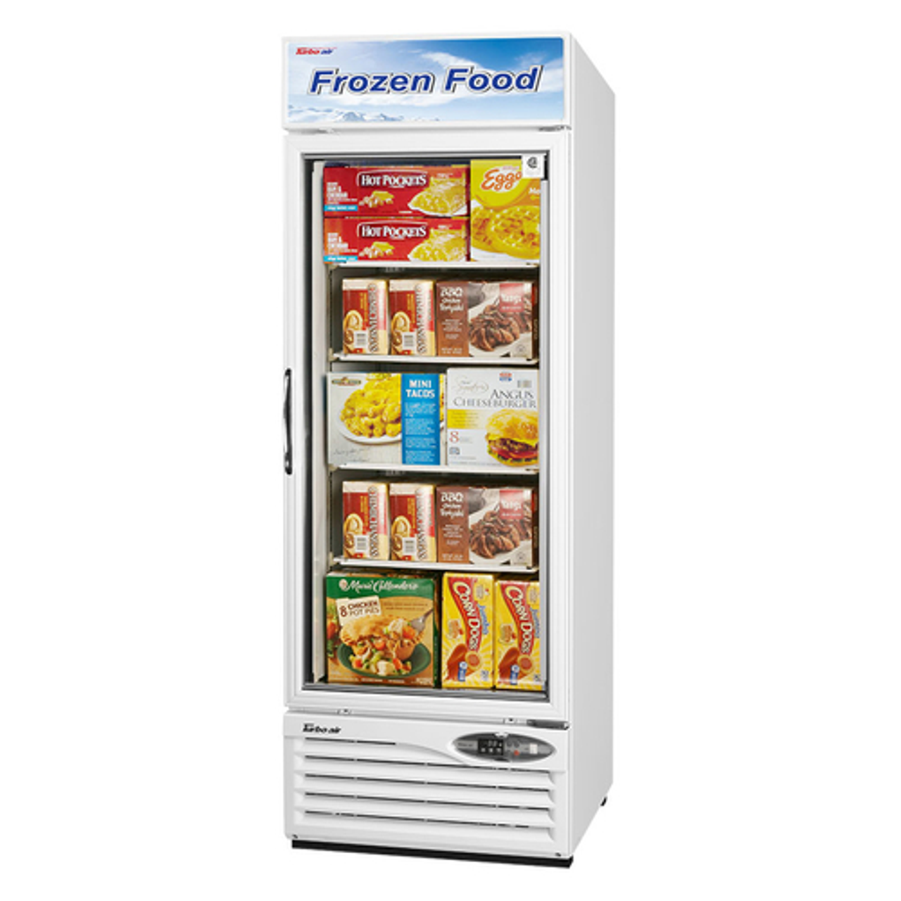 Turbo Air TGF-23FB-N 1 Section Merchandiser Freezer 17.7 Cu. Ft.