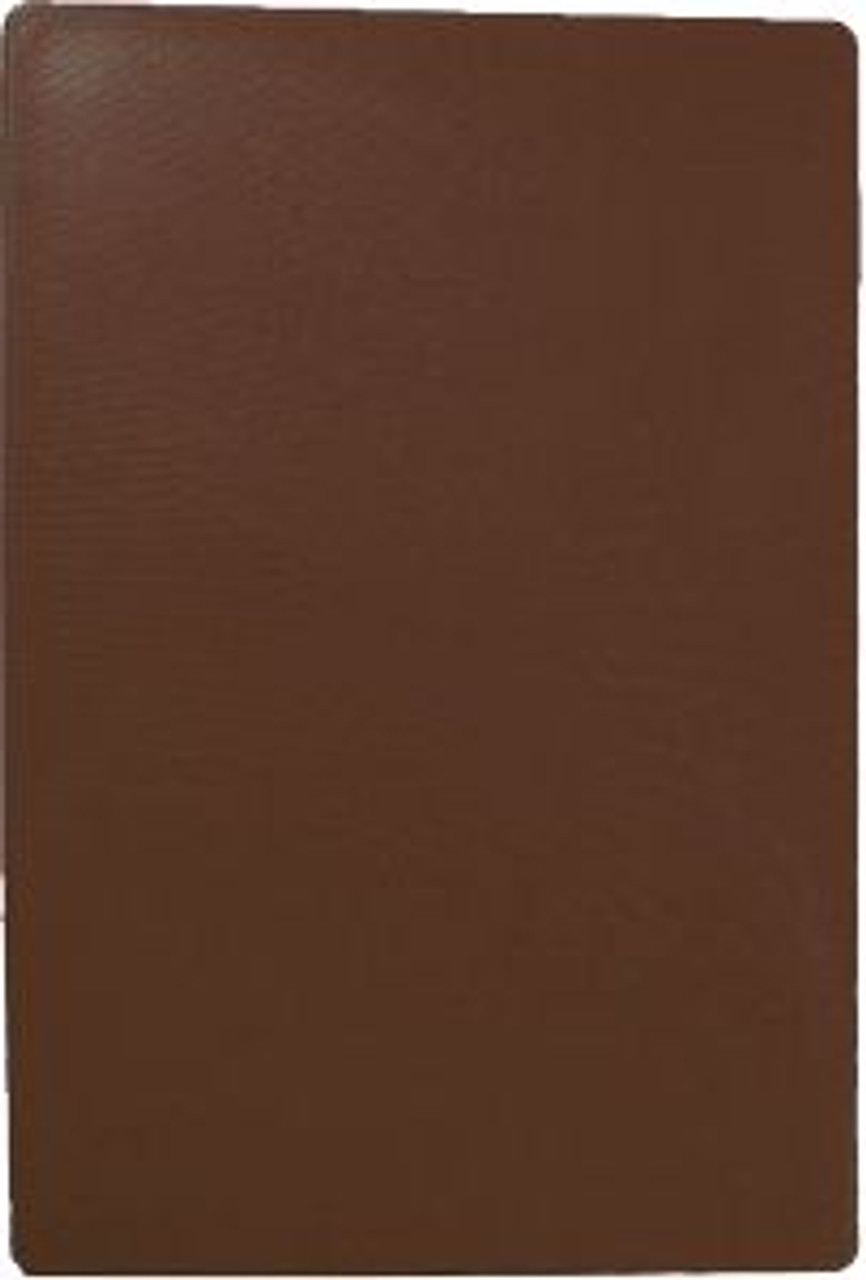 TableCraft CB1218BRA 12" x 18" x 1/2" Brown Cutting Board