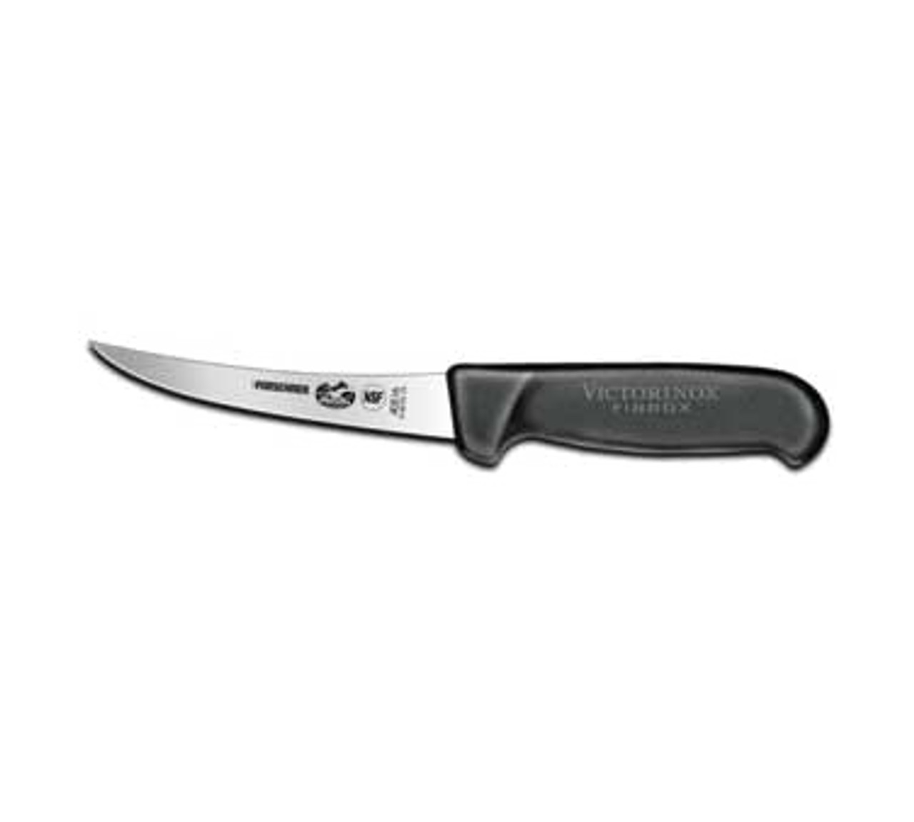 Victorinox 5.6613.12 5" Curved Boning Knife with Black Fibrox Handle