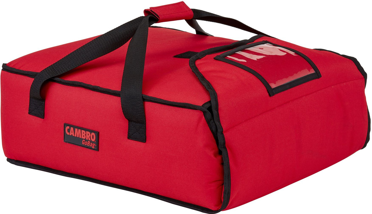 Cambro GBP216521 GoBag Red Pizza Delivery Bag - 16.5" x 18" x 6.5"