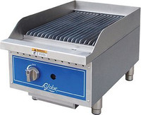 Globe GCB15G-RK 15" Charbroiler, Rock Heat