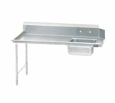 Advance Tabco DTS-S70-36L-X 36" Soil Dishtable - L to R - S/S Legs Advance Tabco DTS-S70-36L-X 36" Soil Dishtable - L to R - S/S Legs