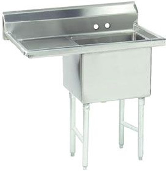 Advance Tabco FC-1-1818-24L-X 1 Compartment Sink - 24" L Drainboard Advance Tabco FC-1-1818-24L-X 1 Compartment Sink - 24" L Drainboard