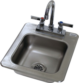 Advance Tabco DI-1-25 1 Compartment Drop-In Sink - 9" x 9" Bowl Advance Tabco DI-1-25 1 Compartment Drop-In Sink - 9" x 9" Bowl