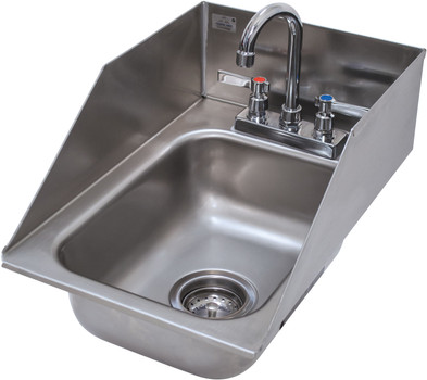 Advance Tabco DI-1-5SP-2X 1 Compartment Drop-In Sink - Tapered Splash