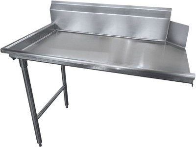 Advance Tabco DTC-S70-96L-X 96" Clean Dishtable - R to L - S/S Legs Advance Tabco DTC-S70-96L-X 96" Clean Dishtable - R to L - S/S Legs