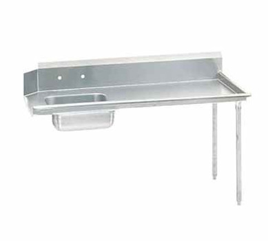 Advance Tabco DTS-S60-36R-X 36" Soil Dishtable - R to L - Galv Legs Advance Tabco DTS-S60-36R-X 36" Soil Dishtable - R to L - Galv Legs
