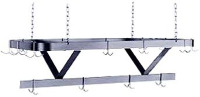 Advance Tabco SC-120 120" Ceiling Hung Pot Rack - Stainless Steel