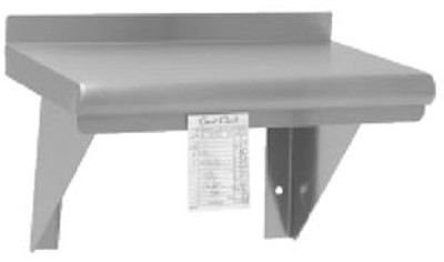 Advance Tabco WS-12-72CM 72" Wall Shelf w/Check Minder Advance Tabco WS-12-72CM 72" Wall Shelf w/Check Minder