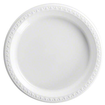 Callico 81209 9" White Plastic Disposable Plate