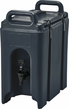 Cambro 350LCD110 Camtainer 3.375 Gallon Black Insulated Soup Carrier