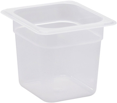 Cambro 66PP190 1/6 Size Translucent Food Storage Pan - 6" Deep Cambro 66PP190 1/6 Size Translucent Food Storage Pan - 6" Deep