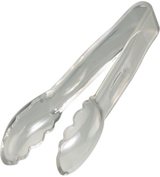 Cambro 6TGS135 6" Scallop Grip Surface Tong - Clear Cambro 6TGS135 6" Scallop Grip Surface Tong - Clear