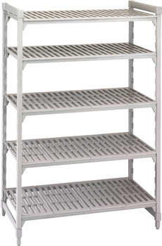 Cambro CPU243664V5480 Shelving Unit - 5-Shelf 36"W - 64"H Cambro CPU243664V5480 Shelving Unit - 5-Shelf 36"W - 64"H