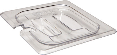 Cambro 60CWCHN135 1/6 Size Notched Food Storage Pan Cover Cambro 60CWCHN135 1/6 Size Notched Food Storage Pan Cover