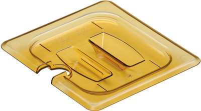 Cambro 60HPCHN150 1/6 Size High Heat Notched Food Pan Lid w/ Handle Cambro 60HPCHN150 1/6 Size High Heat Notched Food Pan Lid w/ Handle