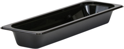 Cambro 22LPCW110 1/2 Size Long Food Storage Pan 2 1/2" Deep - Black Cambro 22LPCW110 1/2 Size Long Food Storage Pan 2 1/2" Deep - Black