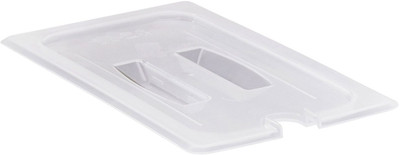 Cambro 30PPCHN190 1/3 Size Notched Translucent Food Pan Cover - w/ Handle Cambro 30PPCHN190 1/3 Size Notched Translucent Food Pan Cover - w/ Handle