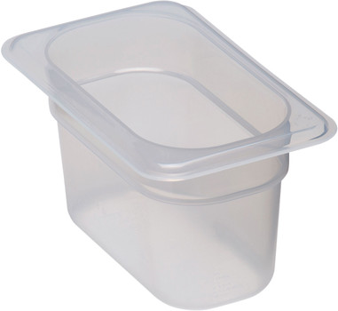Cambro 94PP190 1/9 Size Translucent Food Storage Pan - 4" Deep Cambro 94PP190 1/9 Size Translucent Food Storage Pan - 4" Deep