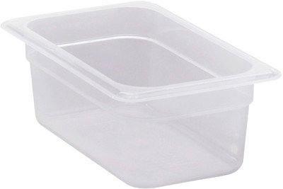 Cambro 44PP190 1/4 Size Translucent Food Storage Pan - 4" Deep Cambro 44PP190 1/4 Size Translucent Food Storage Pan - 4" Deep