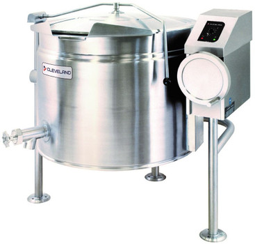 Cleveland KEL40TSH 40 Gal. Tilting Steam Kettle - 2/3 Steam Jacket Cleveland KEL40TSH 40 Gal. Tilting Steam Kettle - 2/3 Steam Jacket