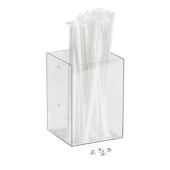 Cal-Mil 787-12 Straw Holder - Clear - 4" Cal-Mil 787-12 Straw Holder - Clear - 4"