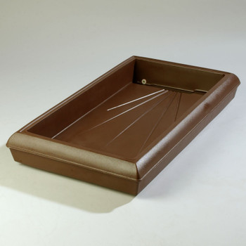 Carlisle 767001 Tabletop Salad Bar w/ Drain - Brown- 4' Carlisle 767001 Tabletop Salad Bar w/ Drain - Brown- 4'