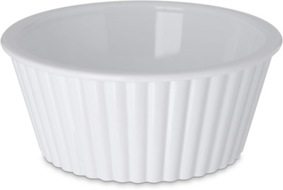 Carlisle 084502 Fluted Ramekin - Plastic - 4 .5 oz. - White Carlisle 084502 Fluted Ramekin - Plastic - 4 .5 oz. - White