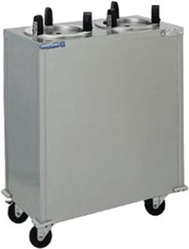 Delfield CAB2-813ET Heated (2) Tube Plate Dispenser - 8.12" Max Delfield CAB2-813ET Heated (2) Tube Plate Dispenser - 8.12" Max