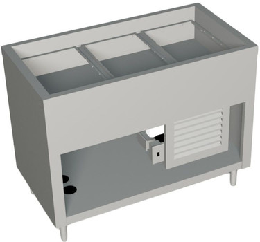 Duke 315-25SS-N7 46" Ice Assisted S/S Cold Food Pan Unit -NSF7 Duke 315-25SS-N7 46" Ice Assisted S/S Cold Food Pan Unit -NSF7