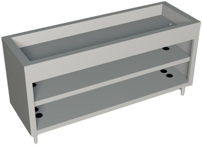 Duke 325-25SS 74" Ice Cooled Cold Food Pan Unit in Stainless Duke 325-25SS 74" Ice Cooled Cold Food Pan Unit in Stainless