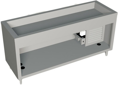 Duke 327-25SS 74" Ice Assisted Cold Food Pan Unit in Stainless Duke 327-25SS 74" Ice Assisted Cold Food Pan Unit in Stainless