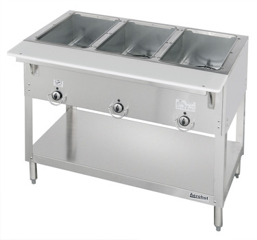 Duke E303 Aerohot 3 Well Electric Steam Table - Exposed Element Duke E303 Aerohot 3 Well Electric Steam Table - Exposed Element