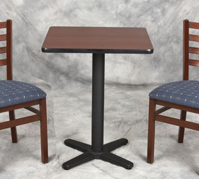 G & A T3030 30" Reversible Black/Mahogany Tabletop