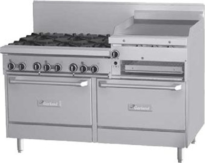 Garland US Range G60-6R24RR 60" Range, 6-Burner, Griddle Broiler, Oven Garland US Range G60-6R24RR 60" Range, 6-Burner, Griddle Broiler, Oven