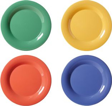 GET WP-5-MIX Mardi Gras 5 1/2" Wide Rim Plate GET WP-5-MIX Mardi Gras 5 1/2" Wide Rim Plate