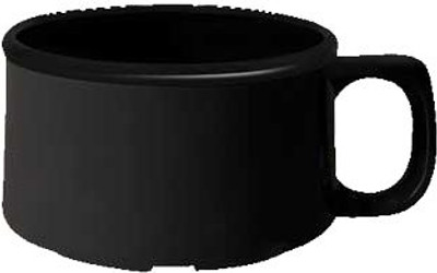 GET BF-080-BK Black Diamond Soup Mug - 11 oz.
