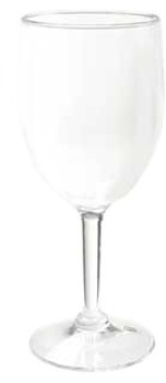 GET SW-1404-1-SAN-CL Plastic Wine Glass - 8 oz GET SW-1404-1-SAN-CL Plastic Wine Glass - 8 oz