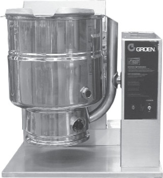 Groen TDH-48C 48 Quart Gas Countertop Steam Jacketed Kettle Groen TDH-48C 48 Quart Gas Countertop Steam Jacketed Kettle