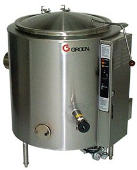 Groen AH/1E-20 20 Gallon Steam Jacketed Floor Kettle - Gas Groen AH/1E-20 20 Gallon Steam Jacketed Floor Kettle - Gas