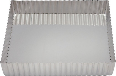 HIC 2477 Quiche Pan Square - 9 1/4" - Aluminum HIC 2477 Quiche Pan Square - 9 1/4" - Aluminum