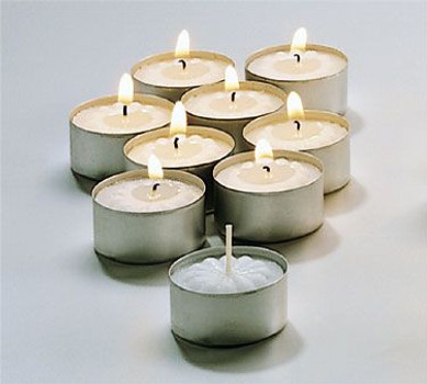 Hollowick TL5W-500 Tealight Candle - 5hr - 4 Box of 125 Candles
