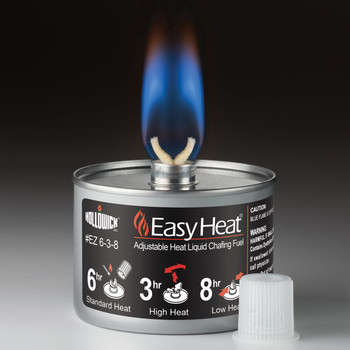 Hollowick EZ 6-3-8 E-Z Heat Wick Fuel - 9 Oz. - 24/cs