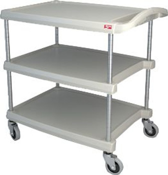 Metro MY2030-34G 3 Shelf Cart  - 21" x 31" - Grey Polymer - MY Series