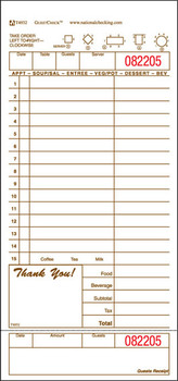 National Checking T4932SP Guest Check Board - 1 Part - 4.2" x 9" National Checking T4932SP Guest Check Board - 1 Part - 4.2" x 9"