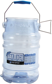 Saf-T-Ice Scoop Caddie, 9-1/8? x 8?, Blue, Plastic, San Jamar SI2000
