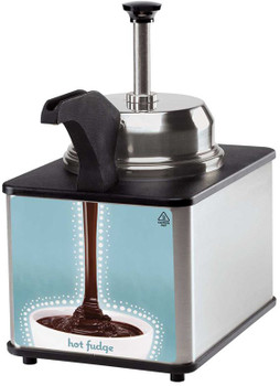 Server Products 81140 Self-Serve Hot Topping Server Supreme w/ Pump and Spout Warmer